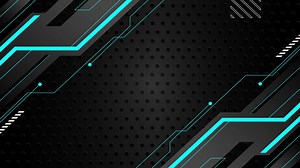 Abstract futuristic frame for live streaming. Modern metal plate background animation. High tech design theme for copy space