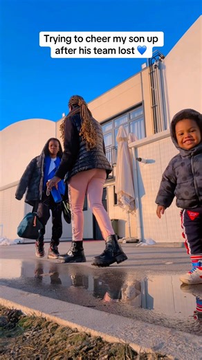 Cheer up my son, it’s a game, next time you might win