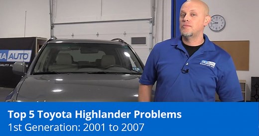 Top 5 Toyota Highlander Problems - 1st Gen (2001 to 2007) - 1A Auto