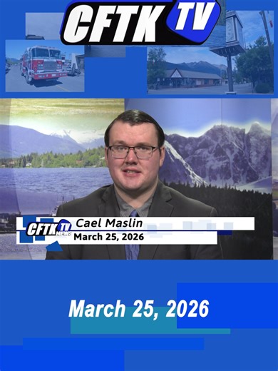 March 25, 2026 News Update with Cael Maslin - Watch CFTK-TV News weeknights at 5, 6, 6:30 & 11 pm. CFTK-TV News. The number one destination for all of your Northwest, B.C News For the latest news, visit our homepage at https://www.cftktv.com or follow our social media channels. Bluesky: https://bsky.app/profile/cftk-tv.bsky.social TikTok: https://www.tiktok.com/@cftktv YouTube: https://www.youtube.com/user/CFTKTVNWBC Twitter (X): https://x.com/CftkT19762 Citywest Cable – Channel 7 Shaw Direct (S