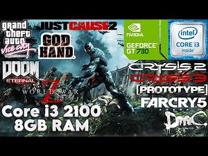 10 Games Tested - Core i3 2100 + GT 730 2GB | Benchmark Test | Low Spec Gaming