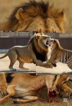 Lion Fight| A Brutal Battle Caught in Broad Daylight!