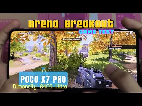 POCO X7 PRO - ARENA BREAKOUT ULTRA 120 FPS GAME TEST