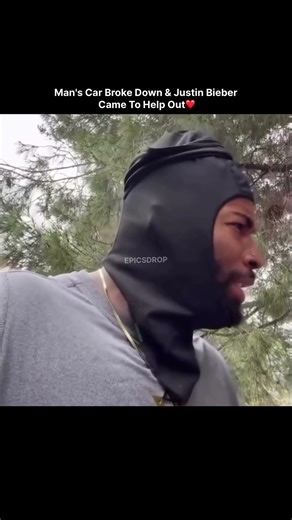 Man's Car Broke Down & Justin Bieber Came To Help Out❤️ #justinbieber