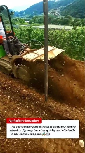 Insane Soil Trencher Machine 🚜🔥 | Watch This Powerful Digging Beast in Action