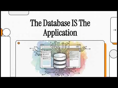 The Database IS The Application; With TSQL.APP, every Business App can be built with ONLY data.