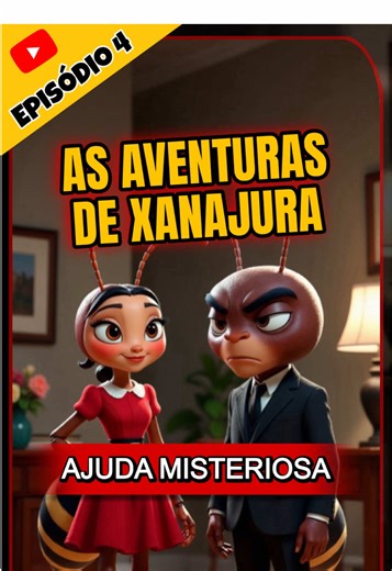 Episódio 4 - HOMEM MISTERIOSO Após a polícia colocar uma recompensa de $200.000 pela cabeça da Xanajura, um homem misterioso ligou para ela prometendo ajudá-la. #história #desenho #serie #series #novela
