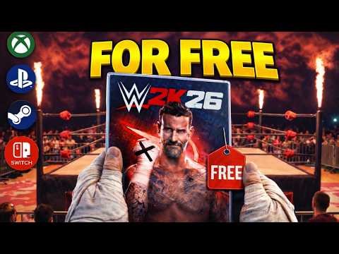 How to get WWE 2K26 for FREE ✅ WWE 2K26 Free Game Code (PS5, Xbox, PC, Steam, Switch)