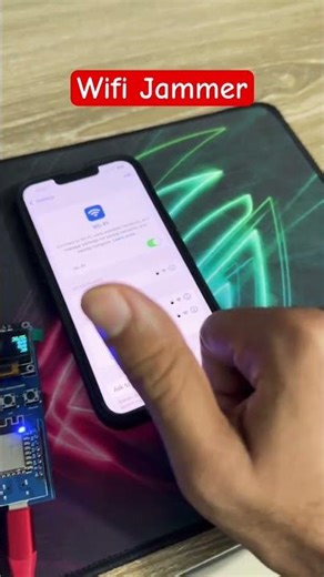 Wifi Jammer Module Esp8266 D1 Mini #wifijammer #wifideauther #esp8266