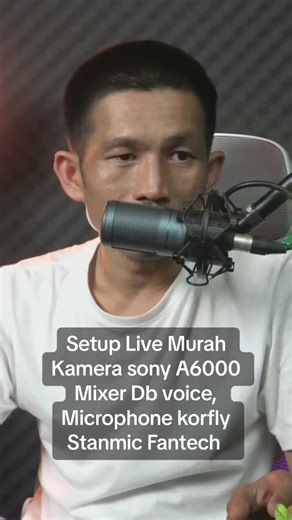Setup Live Streaming dengan Kamera Sony A6000