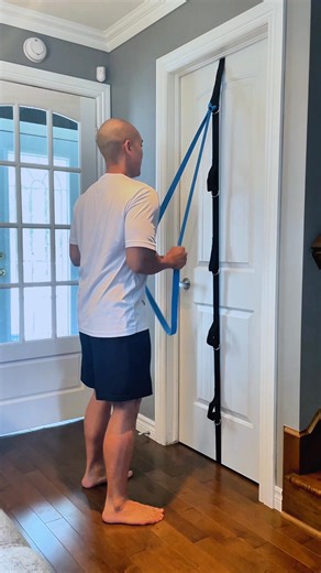 985K views · 10K reactions | The JA Beginner Bands door attachment turns any doorway into your own gentle gym. Its versatility gives you everything you need for a complete full-body workout, all from the comfort of home. Simple, compact, and effective, it’s fitness made easy. Available now at beginnerbands.com ⁠⁠#beginnerbands #resistancebands #homeworkout | Justin Agustin | Facebook