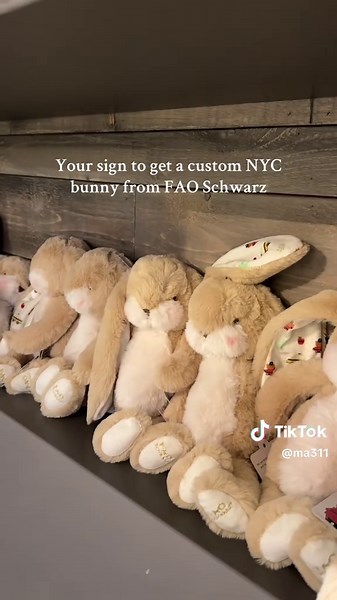 Get Custom NYC Bunnies from FAO Schwarz This Christmas