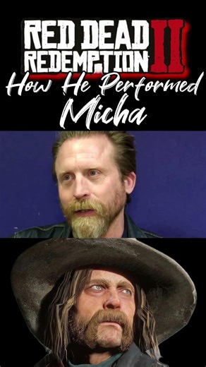 How the Actor Nailed Micah Bell's Twisted Performance #RDR2 #RedDead