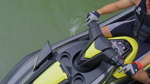 Yamaha's RiDE throttle control system offers an intuitive way to operate a WaveRunner when decelerating, reversing, or turning. The key advantage of its design is that it can easily be controlled without releasing the handlebars. This stress-free control results in a better riding experience and higher peace of mind. #yamahawaverunners #technology #innovation #bigideas | Bert's Mega Mall | Facebook