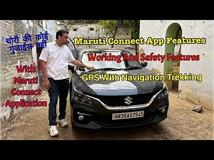 Maruti Connect App Features Explained | How To Use Maruti Connect Apps In Baleno Zeta | #baleno #car