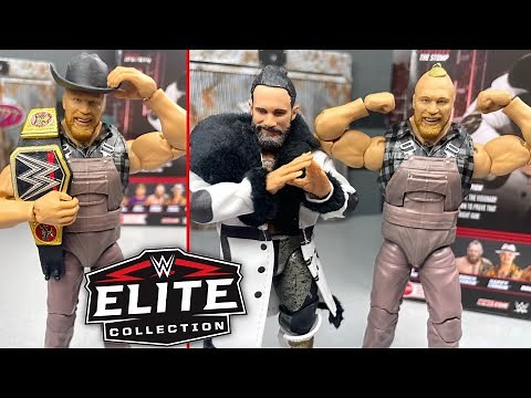 WWE ELITE 99 SETH ROLLINS & BROCK LESNAR FIGURE REVIEW!