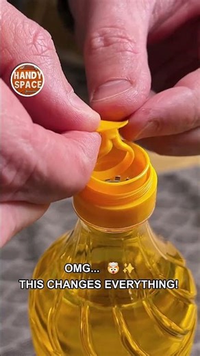They Hid This in Every Oil Bottle! Perfect Pour Trick! #life
