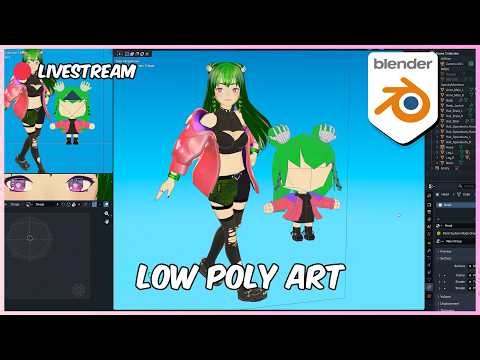 🔴Blender Artist / Making Low Poly Art