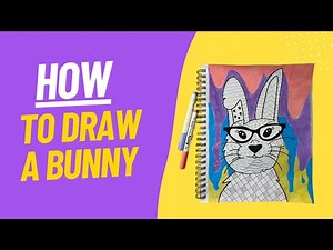How to Draw Bunny | Easter Bunny | Draw a rabbit for kids | Online Drawing | Spring Doodle