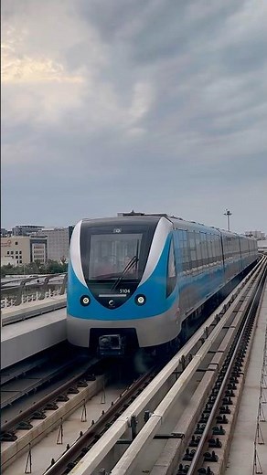 Alstom Metropolis train in Dubai Metro system 🇦🇪