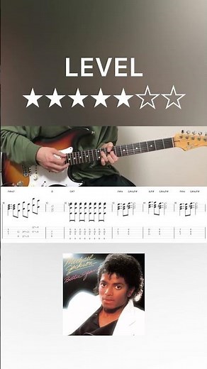 Michael Jackson - Billie Jean (guitar cover with tabs & chords)
