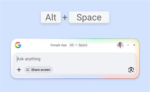 Download Google app, l'app di ricerca con l'AI per Windows