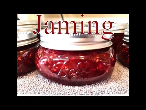 Home Canning Raspberry Rhubarb Jalapeño Jam With Linda's Pantry