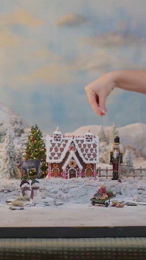 Radio Times on Instagram: "Have you spotted the magical festive miniatures in our Radio Times Christmas issue? 🎄🦌☃️ Handcrafted by talented miniaturists Hannah Lemon (@hannahlemon_art) and Abi Trotman (@tobaccoandregrets), the Christmas snowscape took a combined 200 hours to bring to life. Here's a sneak peek behind the scenes of how the miniatures came to be. See more of our interviews with Hannah and Abi on the Radio Times app! #Miniatures #Art #Christmas #BTS"