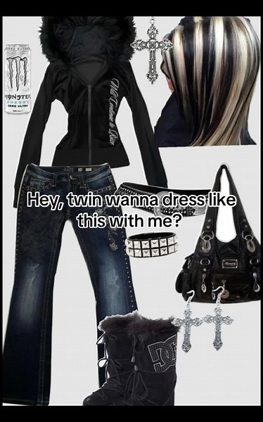 2000s DC Shoes Outfit — Twin Match Street Style
