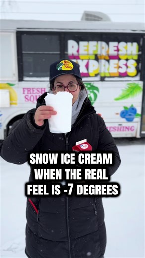 Yes I ate snow as a kid and yes I survived. A nostalgic treat of the day #snowicecream #nostalgiacore #snowstorm #midwest #fy