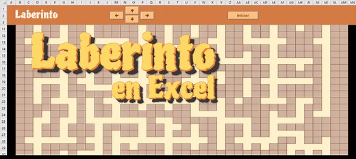 Laberinto en Excel. Prácticas con DESREF y Formatos Condicionales - EjerciciosMesa