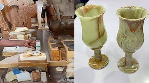 The Stunning Process of Turning Stone into Beautiful Glass