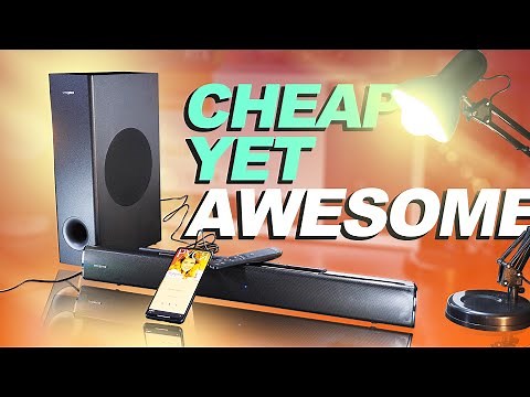 The AFFORDABLE Home Theater SETUP! -- Creative Stage V2