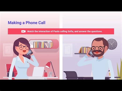 Conversation Practice - Making A Business Phone Call