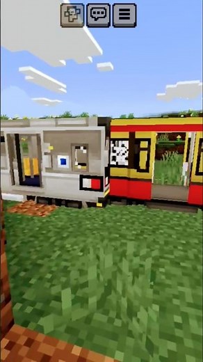 Train crash in minecraft 🚊🚋 || #traincrashes #minecraft #gaming #train ||