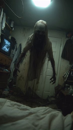 Negativespace Pictures on Instagram: "It rose straight through the floor… like the house wasn’t built for humans at all. #aihorror #horror #nightmarefuel #scary #ai #creepy #monster #creature #paranormal"