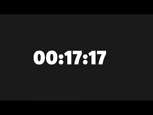 17 Minute 17 Second Timer - (1037/36,000)