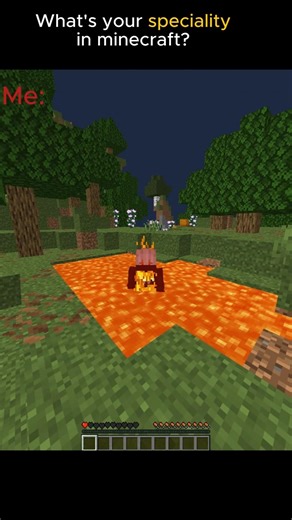 My Minecraft specialty? Dying in the most embarrassing ways possible 💀#minecraft #minecraftmemes