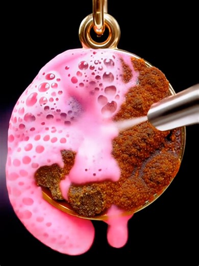 Rusty Necklace Restored to Brand New Shine