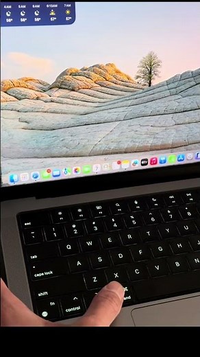 How to clear everything to see desktop on MacBook iMac