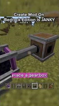 Create Mod On Bedrock Edition is JANKY