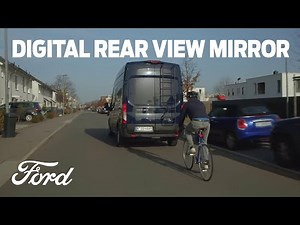 Ford’s New “Digital Rear View Mirror” Can Help Van Drivers See Through Metal
