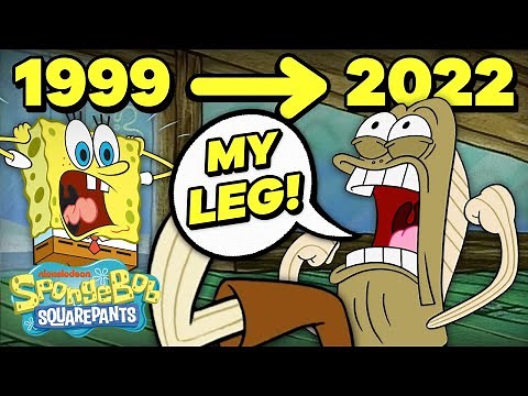 MY LEG! Timeline 😫🦵 20 Years of Fred the Fish | SpongeBob