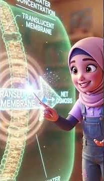 What is Plasma Membrane? Osmosis, Diffusion & Cell Membrane Explained #science#trending #viralshorts