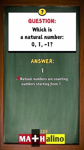 Think Fast! Can You Identify the Natural Number?