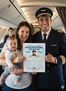 Baby’s First Flight Certificate Printable: Keepsake - Etsy