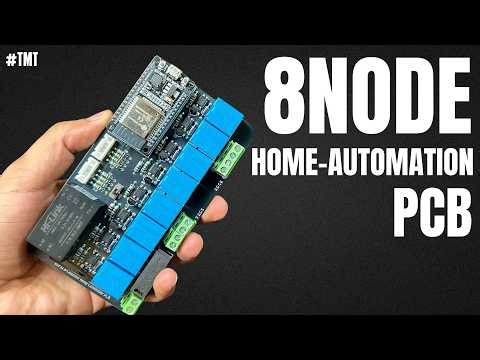 8 Node Smart Home Automation PCB | TMT8N25 | Most Affordable Home-Automation PCB