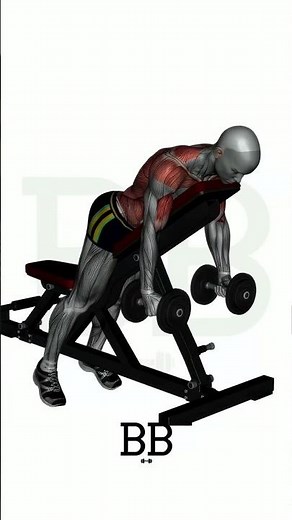 Prone DB Row (BACK): Isolate Your Lats & Protect Your Spine! 💪