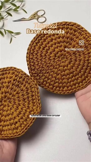Base redonda em crochê: Tutorial Completo para Iniciantes