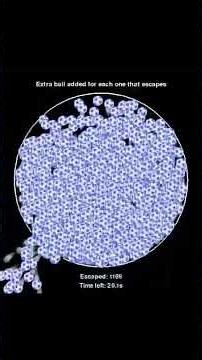 Bounce challenge #visualasmr #pygame #bounce #balls #basicgame